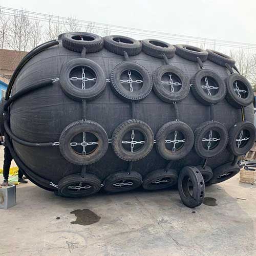 碼頭用聚氨酯實心填充護(hù)舷案例